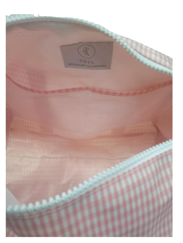 Pink Gingham Weekender
