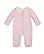 Pink Ruffle Collar Button Front Sweater Romper