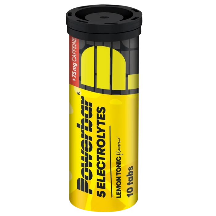 Powerbar | 5 Electrolytes Tabs | Lemon Tonic (75mg cafeïne)