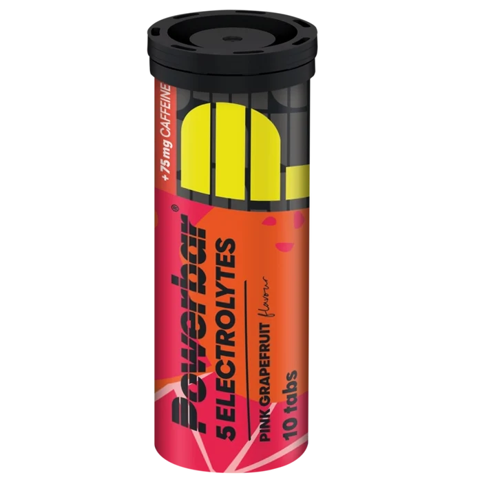 Powerbar | 5 Electrolytes Tabs | Pink Grapefruit (75mg cafeïne)
