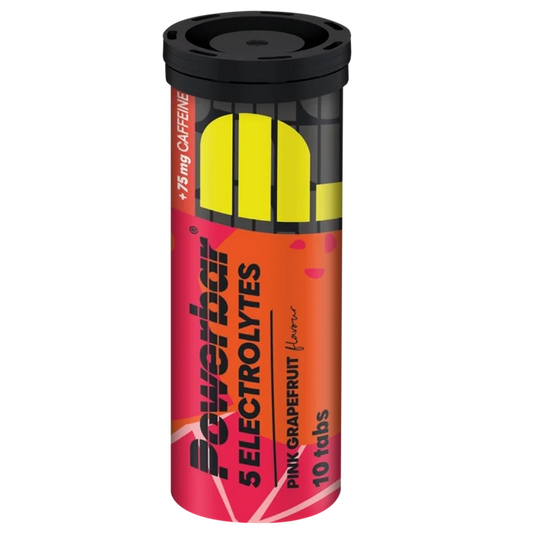 Powerbar | 5 Electrolytes Tabs | Pink Grapefruit (75mg cafeïne)