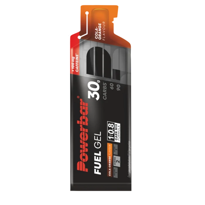 Powerbar | Black Line | Fuel Gel 30 | Cola / Orange + Cafeïne