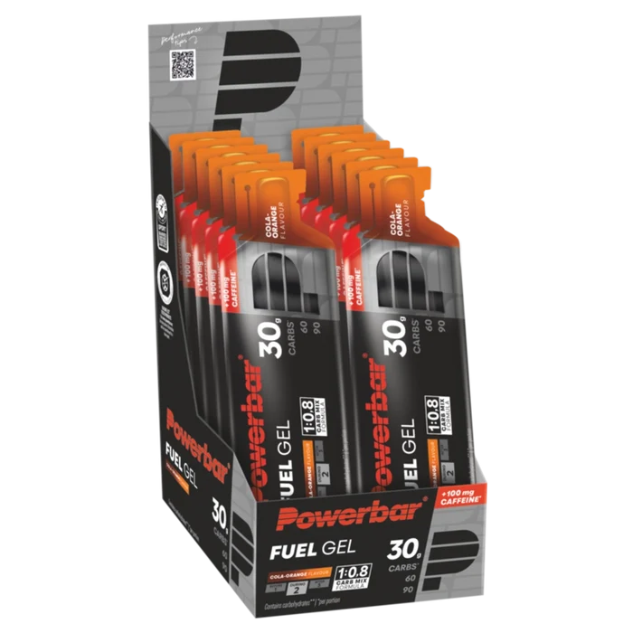 Powerbar | Black Line | Fuel Gel 30 | Cola / Orange + Cafeïne