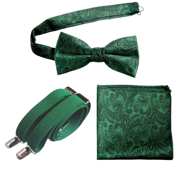 Emerald Green Paisley