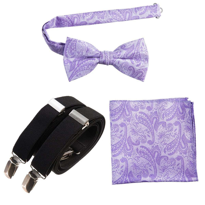 Lavender Paisley Black