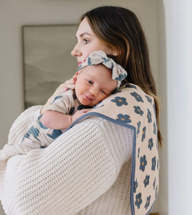 Premium Burp Cloths - Gemma in Tan