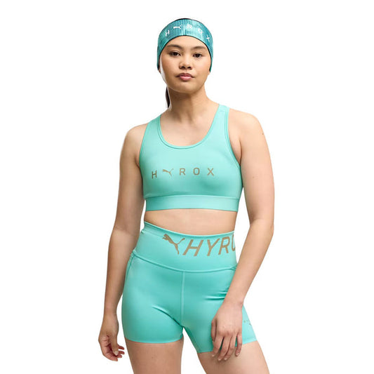 Puma | HYROX MID Sport Bra | Dames | Intense Mint