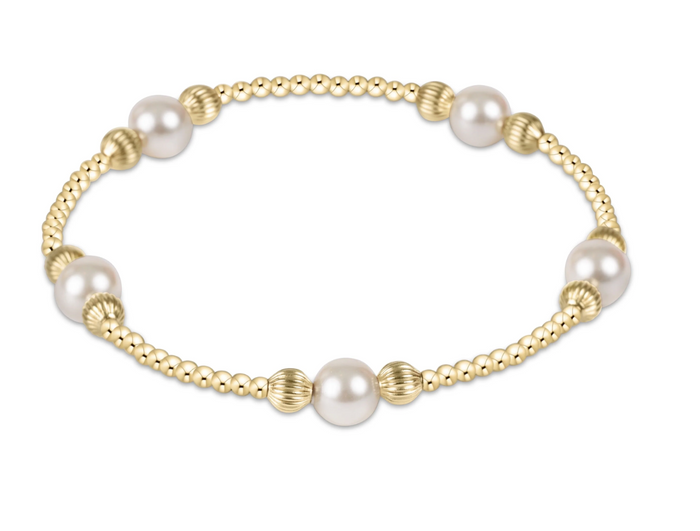 Purpose Pearl 6mm Dignity Gold Bracelet