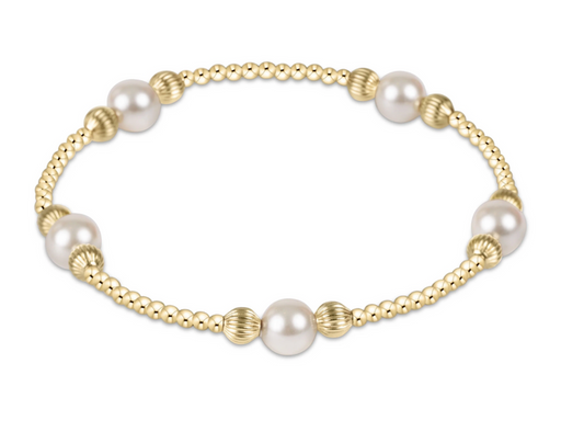 Purpose Pearl 6mm Dignity Gold Bracelet