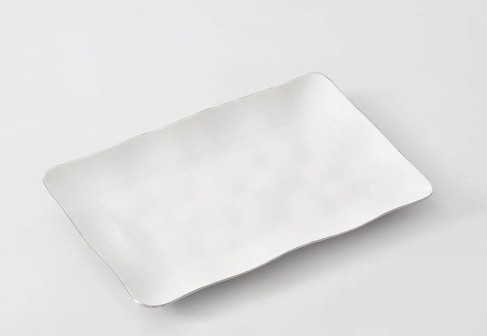 Rectangular Platter-Silver