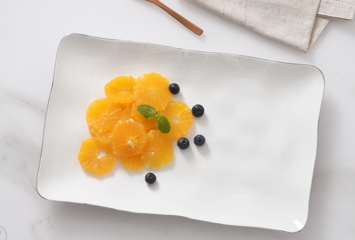 Rectangular Platter-Silver