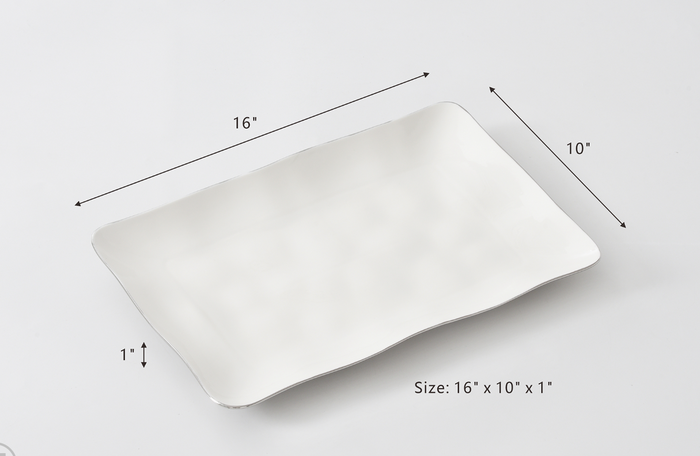 Rectangular Platter-Silver