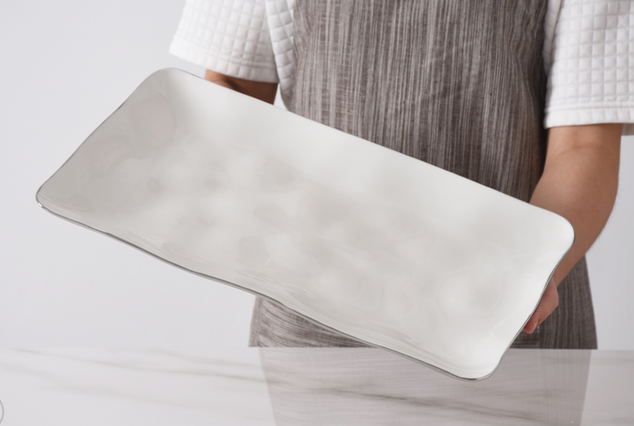 Rectangular Platter-Silver