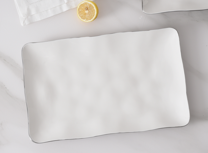 Rectangular Platter-Silver