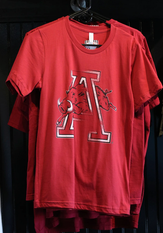 Red Hog Through 'a' T-Shirt