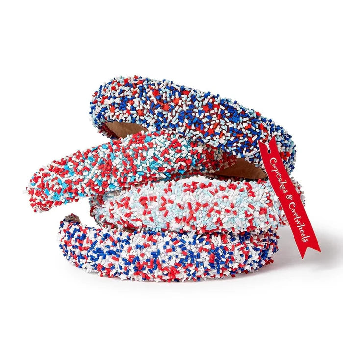 Red, White and Be-You-Tful Sprinkle Headbands