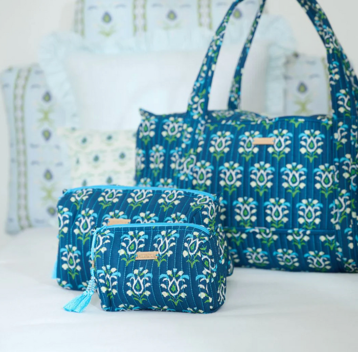Rosemary Indigo Signature Small Cosmetic