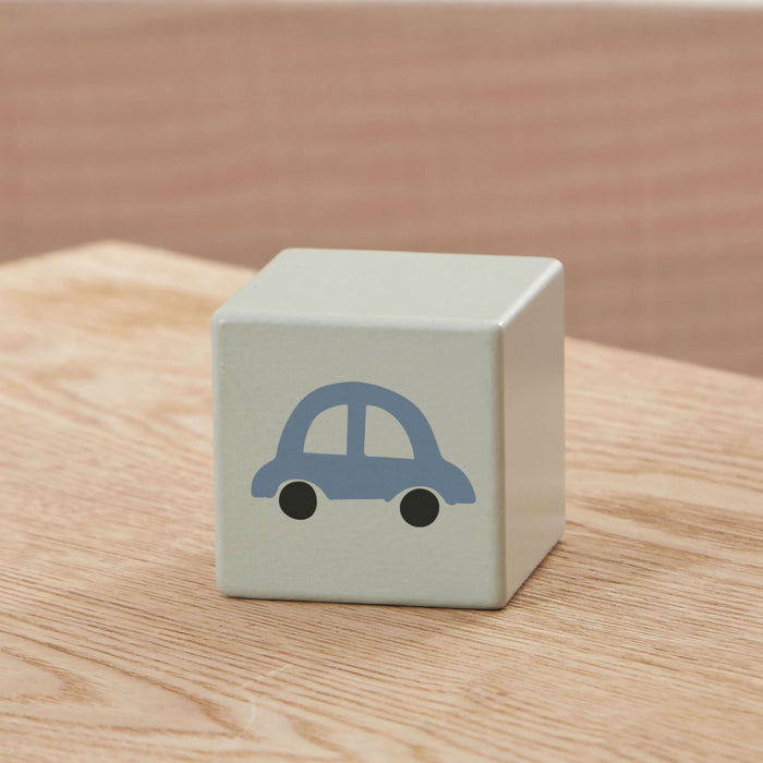 Sage Wooden Car Block