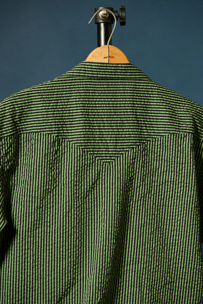 Salado Seersucker in Gruene Stripe Back