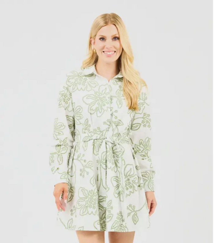 Sarah Lacecap White Dress