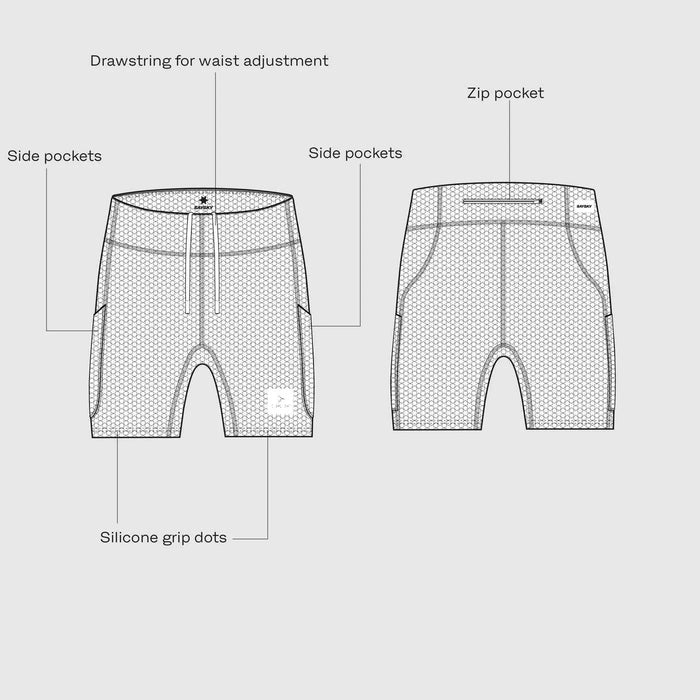 Saysky | Combat+ Short Tight 7'' | Dames | Yellow