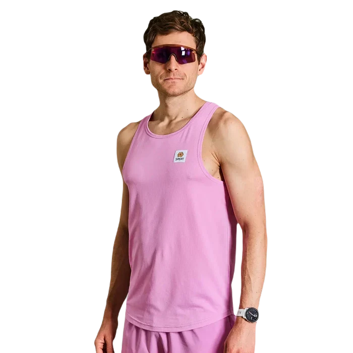 Saysky | Flower Combat Singlet | Heren | Pink SAYSKY