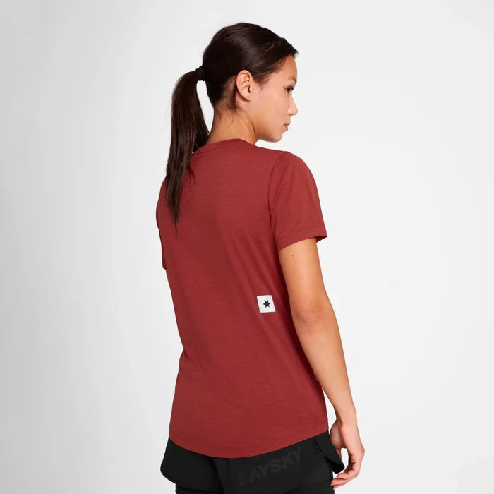 Saysky | Logo Combat Pro T-Shirt | Dames | Red