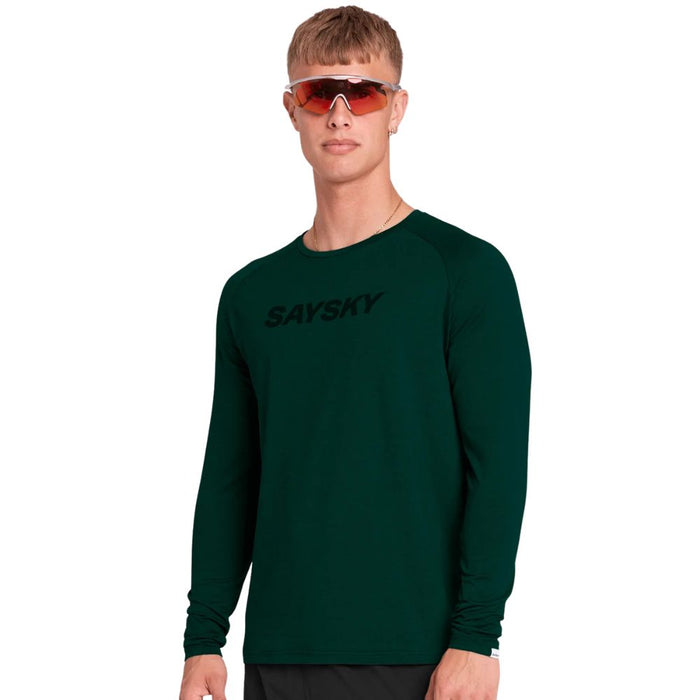 Saysky | Logo Pace Long Sleeve | Heren | Green