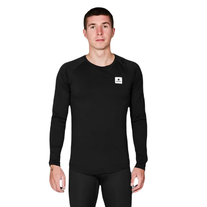 Saysky | Merino Base Longsleeve | Heren | Black