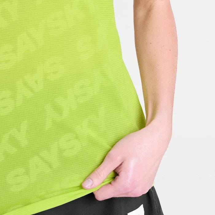 Saysky | Reactive Flow T-Shirt | Heren | Yellow Logo