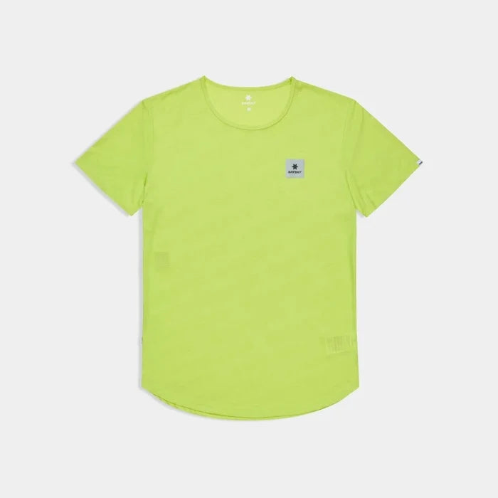 Saysky | Reactive Flow T-Shirt | Heren | Yellow Logo