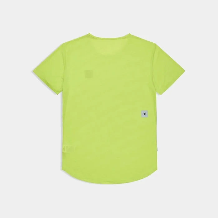 Saysky | Reactive Flow T-Shirt | Heren | Yellow Logo