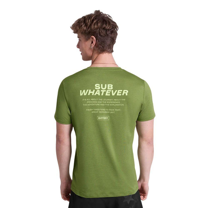 Saysky | Statement Pace T-Shirt | Heren | Green