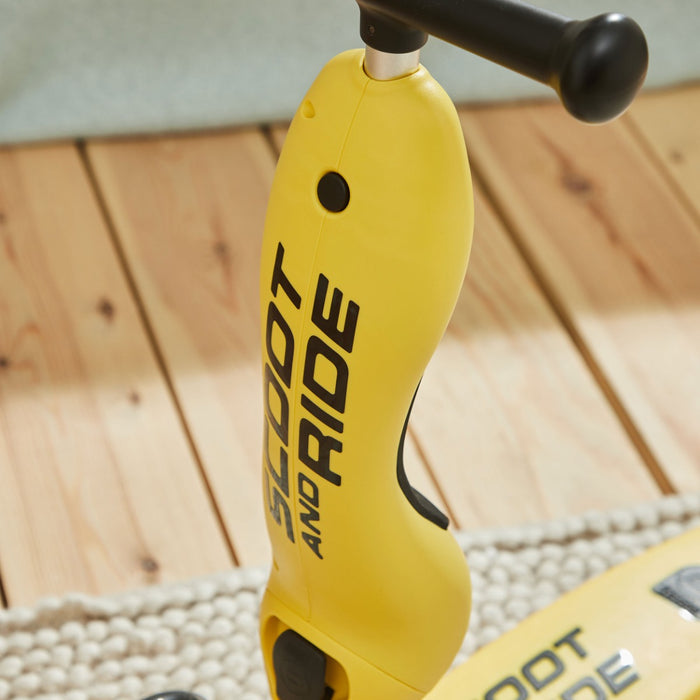 Scoot and Ride Yellow Highway Kick 1 Scooter