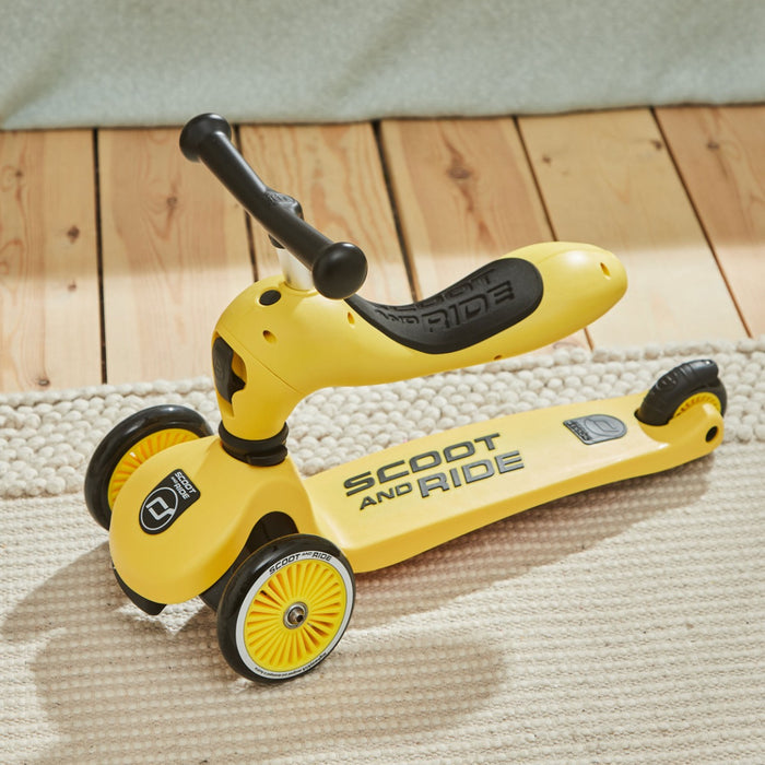Scoot and Ride Yellow Highway Kick 1 Scooter