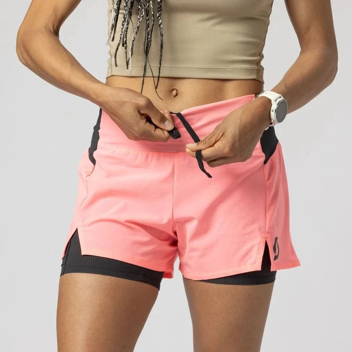 Scott | Endurance Tech | Hybrid Shorts | Dames | Digital Pink / Black