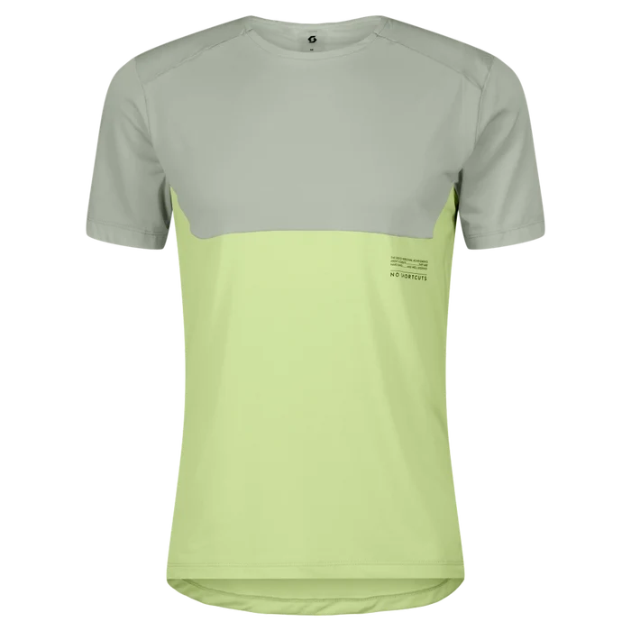 Scott | Endurance Tech | T-Shirt | Heren | Spray Grey / Acid Yellow