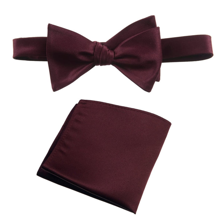 Selftie Bow Tie and Pocket Square Handkerchief Set - Tuxgear