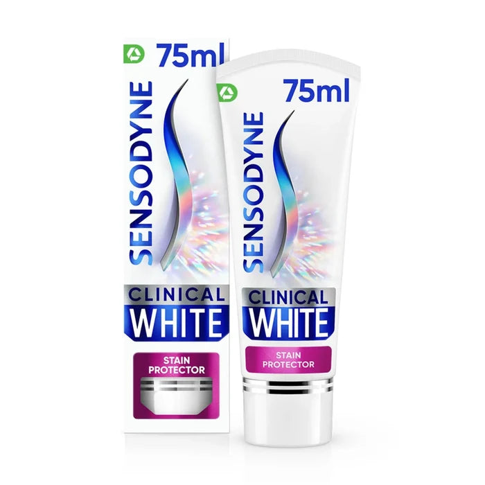 Sensodyne Clinical White Whitening Toothpaste Stain Protector 75ml