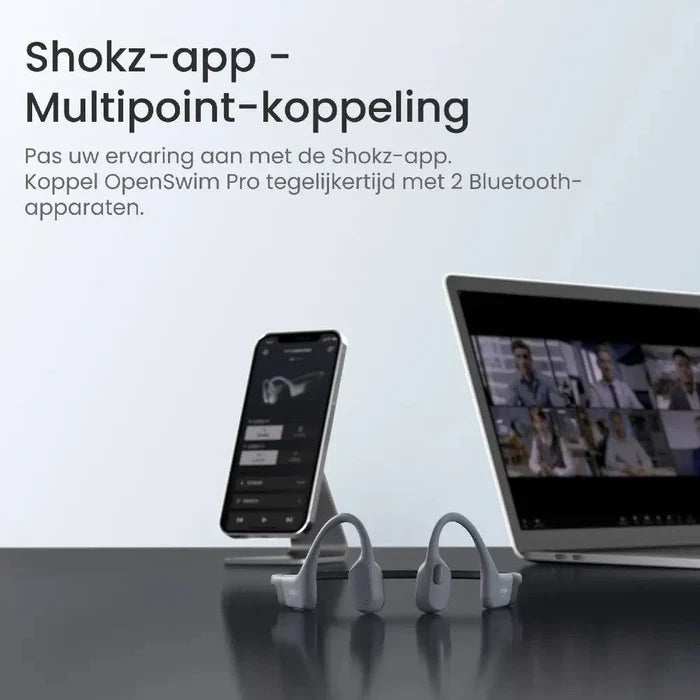 Shokz | OpenSwim Pro USB-C | Sportkoptelefoon | Grey