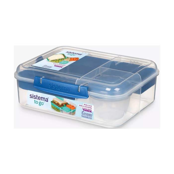 Sistema Bento Lunch To Go With Yogurt Pot, 1.65L
