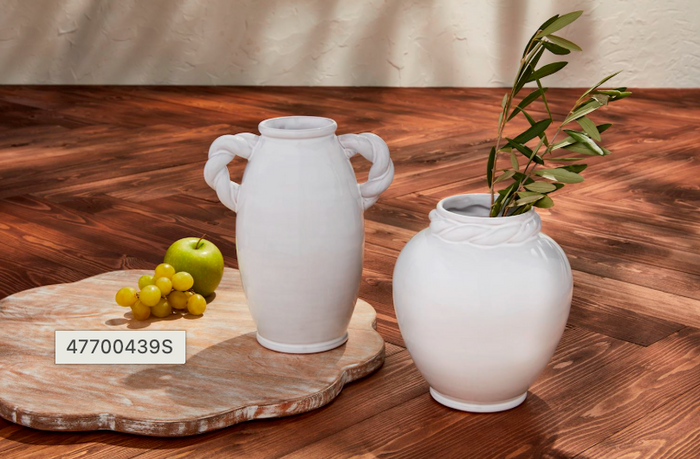 Small Twisted Ceramic Vase