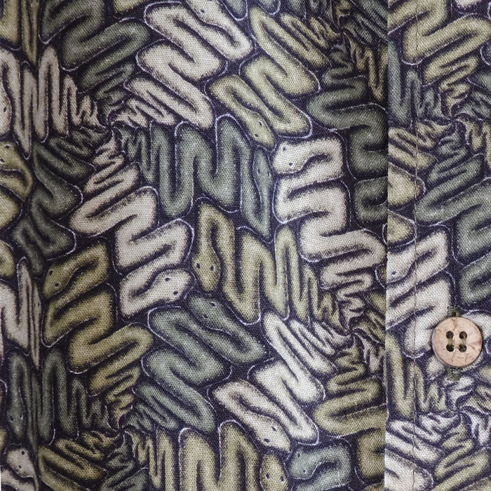 SNAXAGONS Half Sleeve Button Up Shirt - symbolika