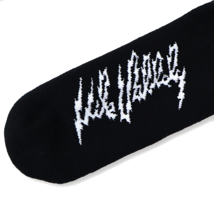 SOCCO x Mike Vallely Lightning Bolt Socks | Black: S/M