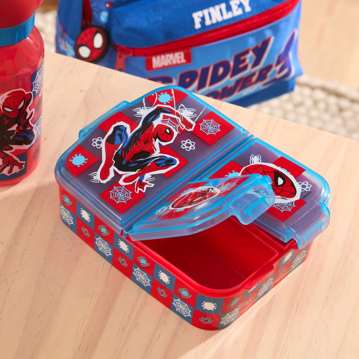 Spiderman Midnight Flyer Multi-Compartment Sandwich Lunchbox