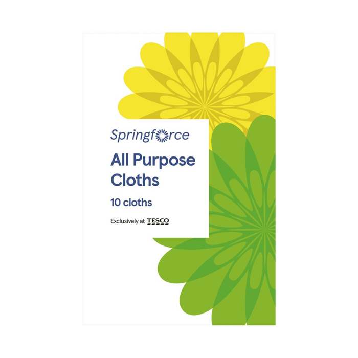 Springforce All Purpose Cloths 10 Pack