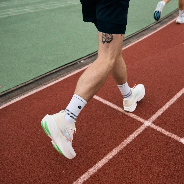STOX | Running Ankle Socks | Heren | White / Black