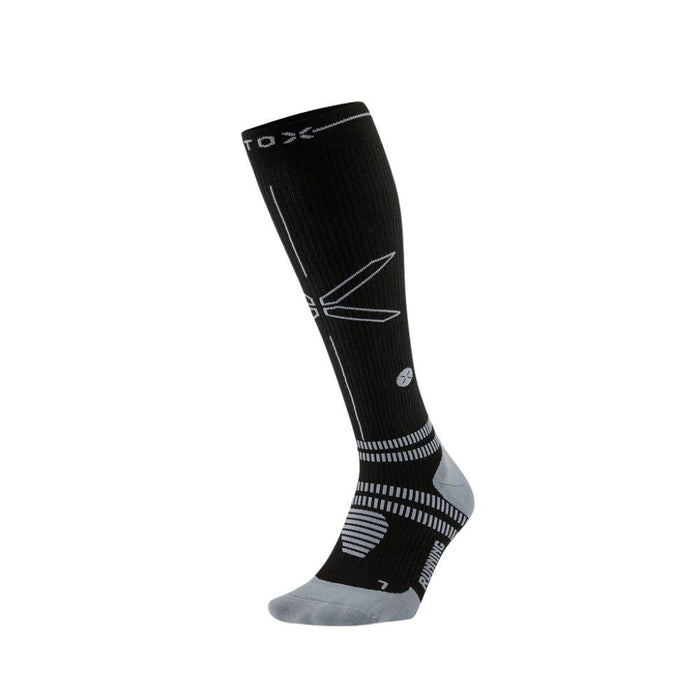 STOX | Running Compression Socks | Heren | Black / Grey