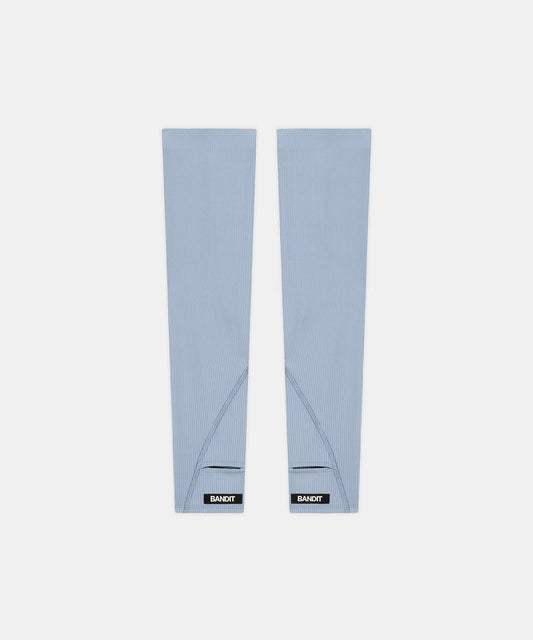 Striped Cadence™ Compression Sleeves - Steel Horizon / Pavilion Blue