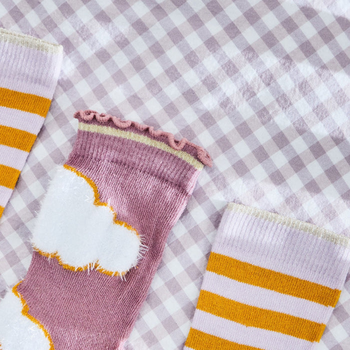 Stych Cloud and Stripe Sock Set